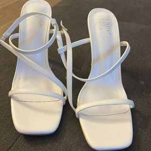 Women’s square toe strappy heels